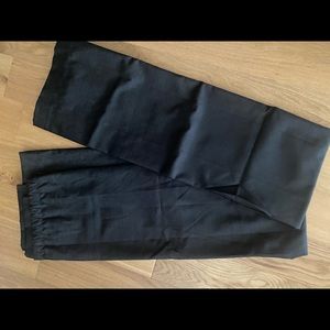 Two panels 42x62 black blackout curtains